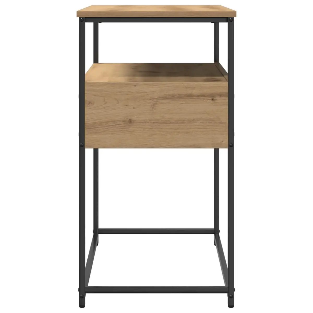 Console Table Engineered Wood 75 x 40 x 75 cm Brown