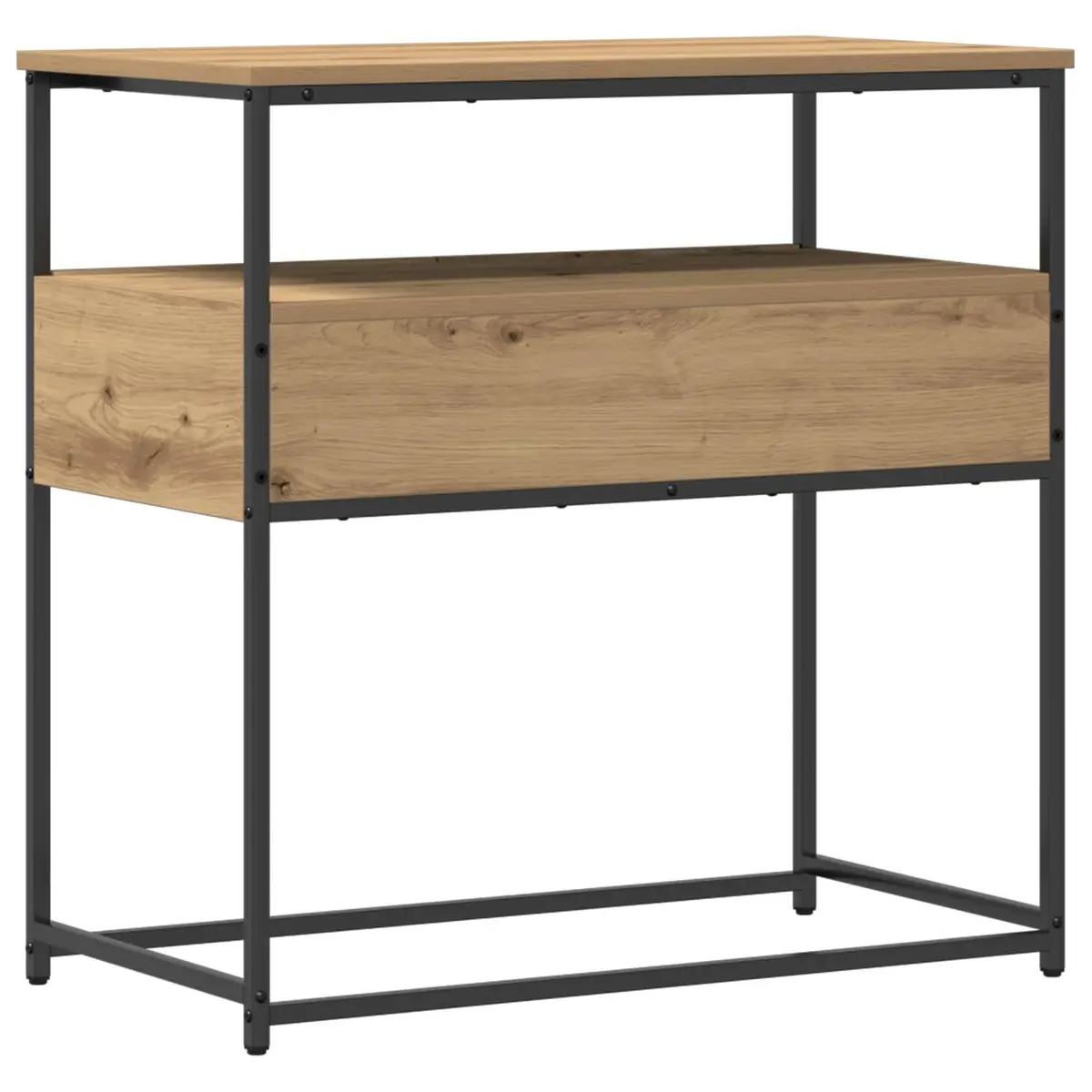 Console Table Engineered Wood 75 x 40 x 75 cm Brown