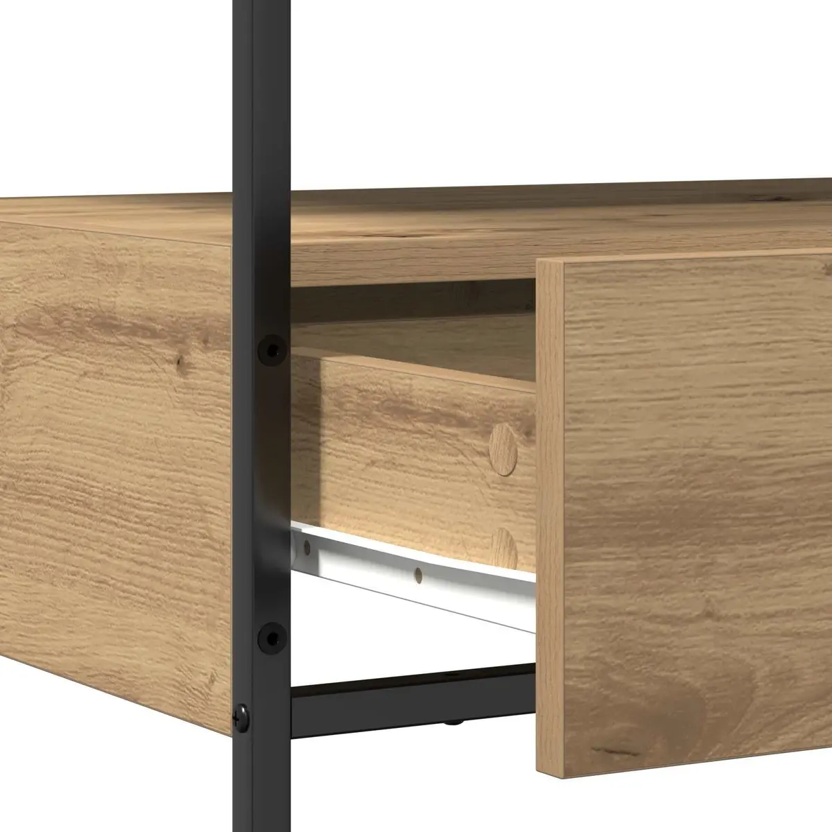 Console Table Engineered Wood 75 x 40 x 75 cm Brown