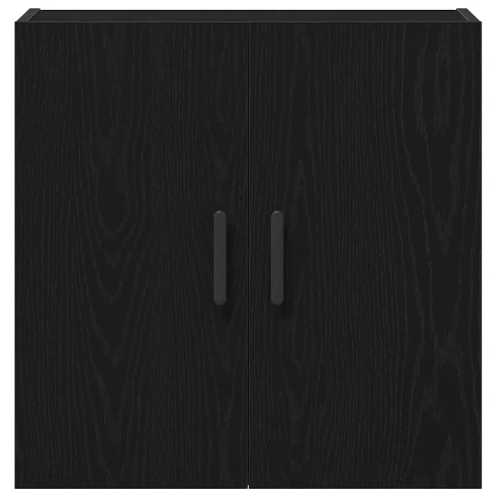 Black Oak Wall-mounted Storage Cabinet