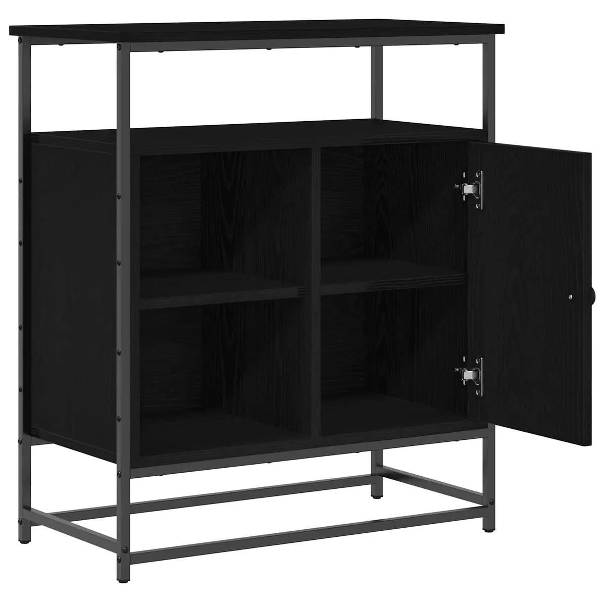 Black Storage Sideboard for Dining and Living