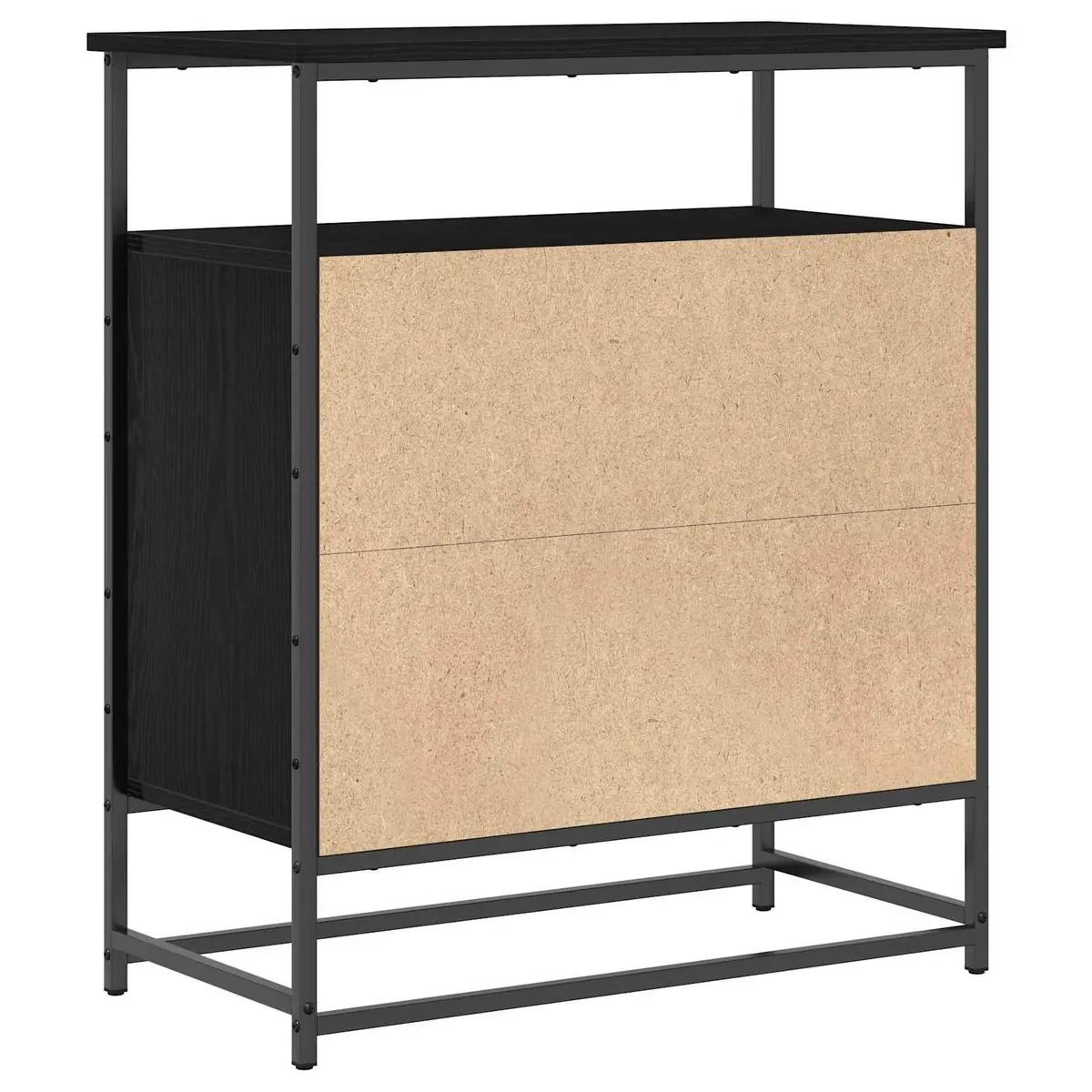 Black Storage Sideboard for Dining and Living