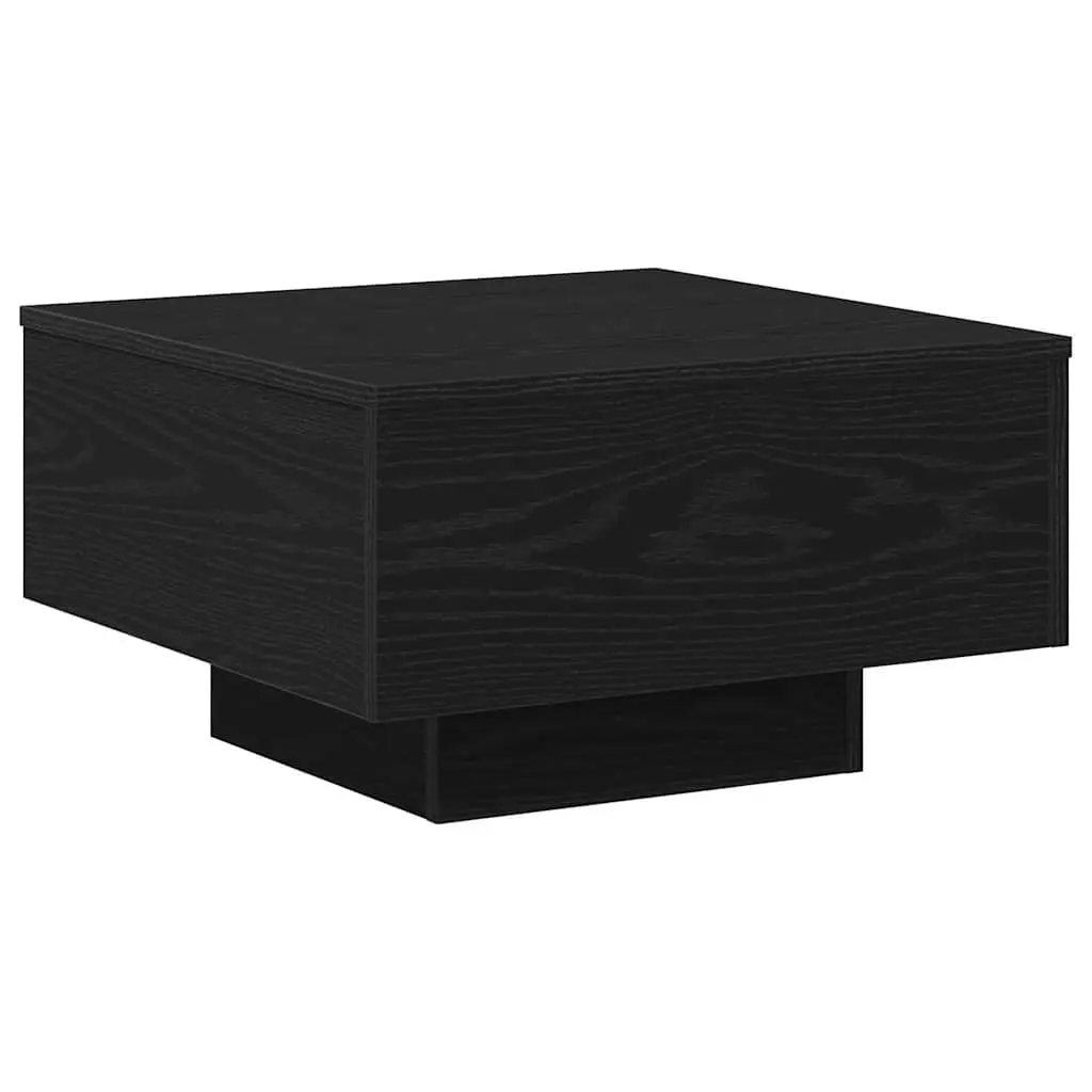 Coffee Table Black Oak Modern Living Room Accent Furniture Indoor Lounge Decor