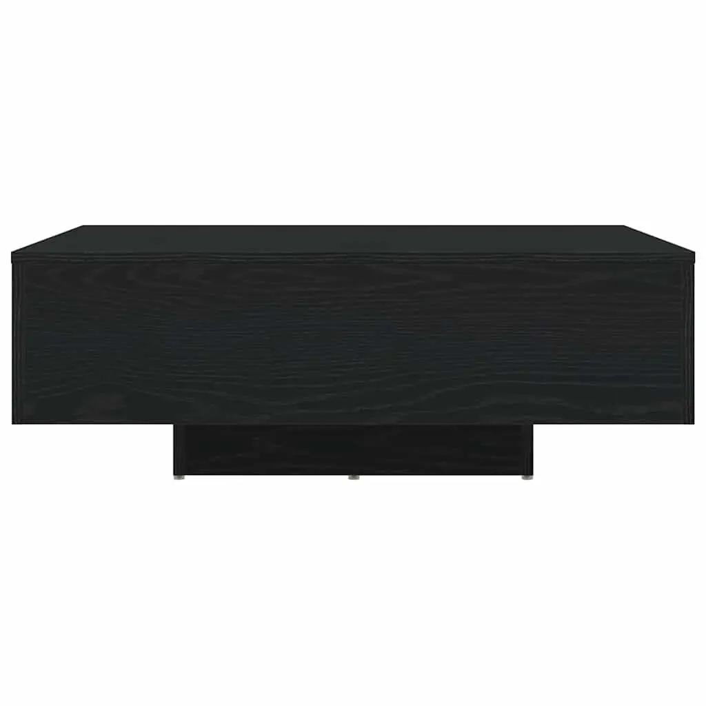 Black Oak Coffee Table with LED Lighting