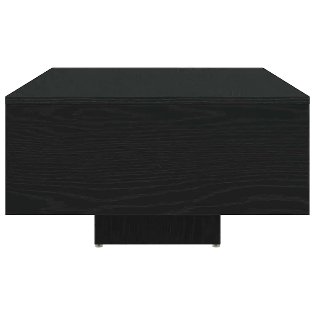 Black Oak Coffee Table with LED Lighting