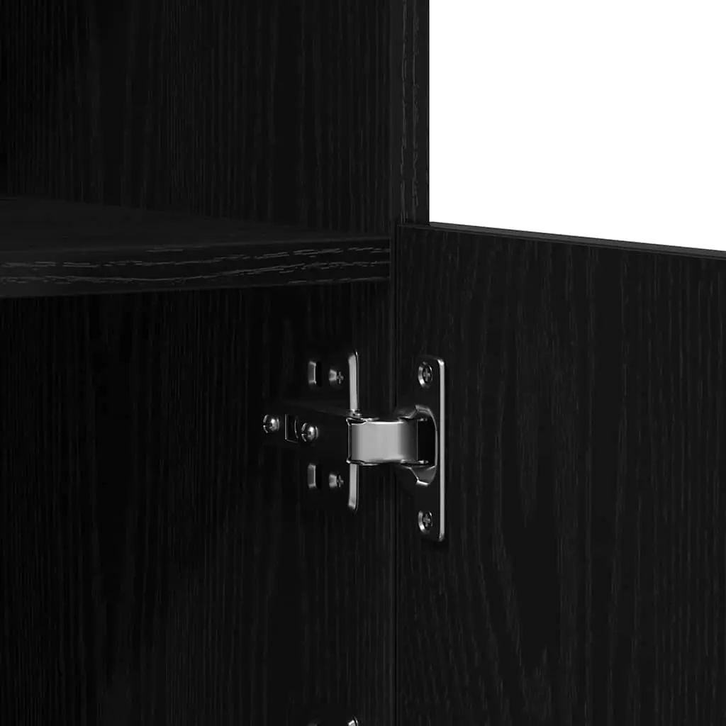 Black Oak Sideboard with RGB LED Lighting