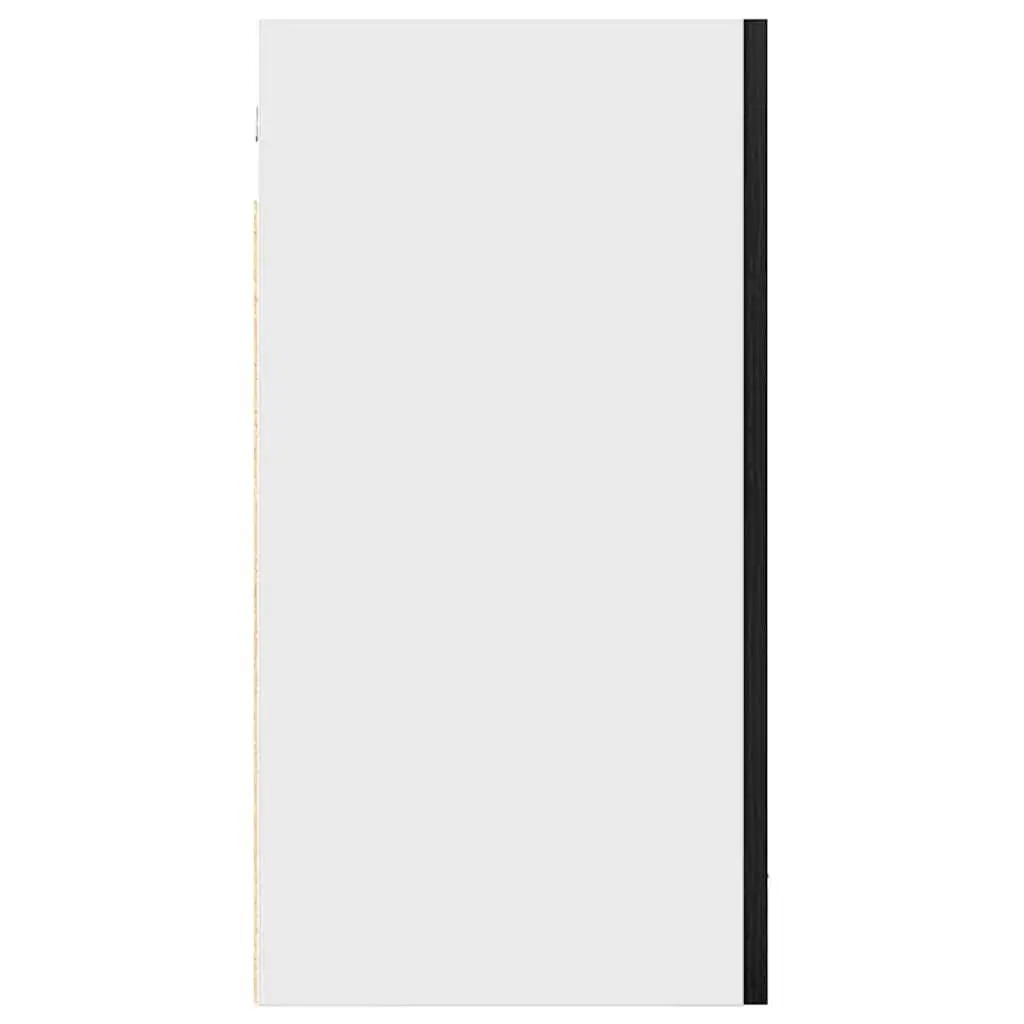 Hanging Cabinet Engineered Wood 40x31x60 cm Black Oak