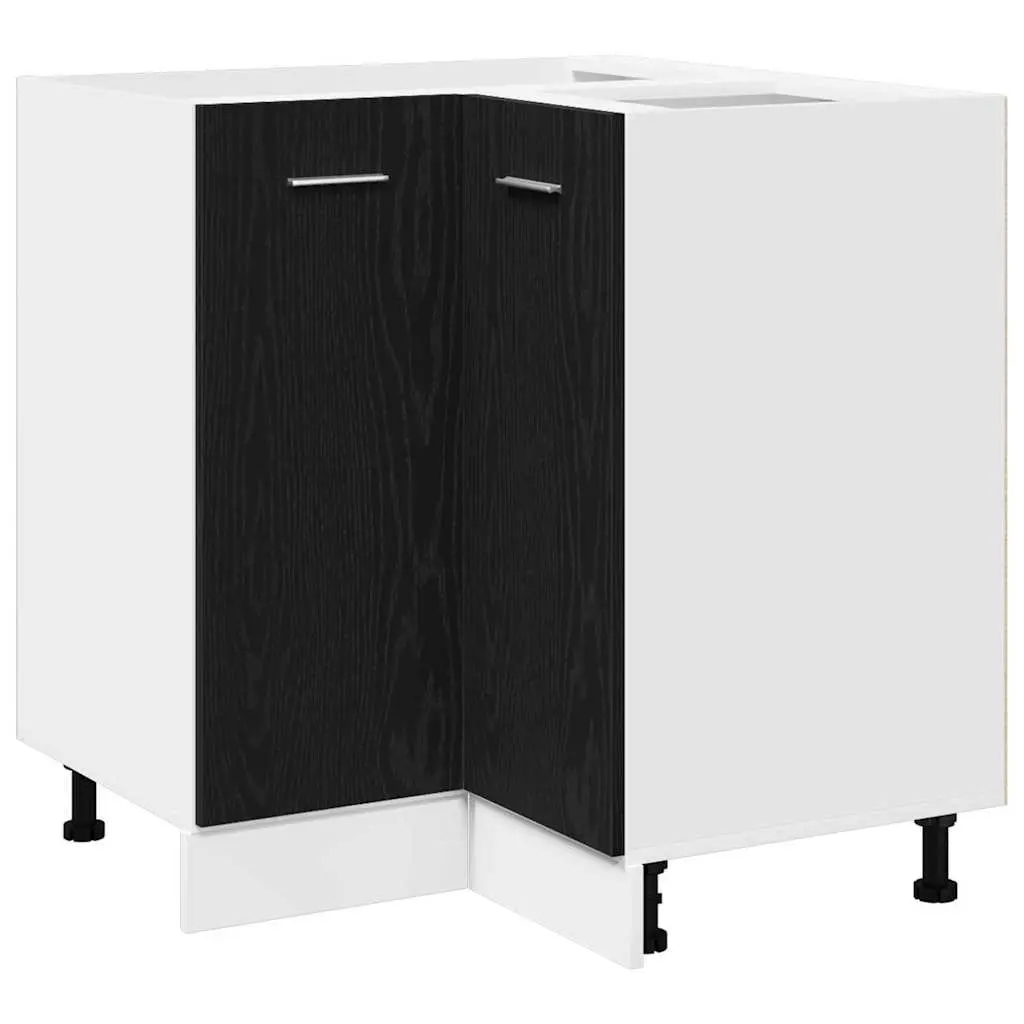 Black Oak Hanging Kitchen Cabinet for Storage