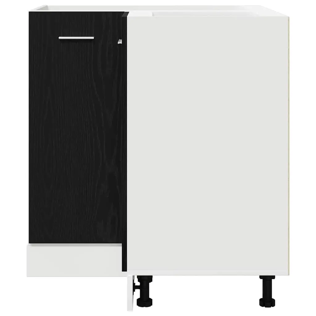 Black Oak Hanging Kitchen Cabinet for Storage