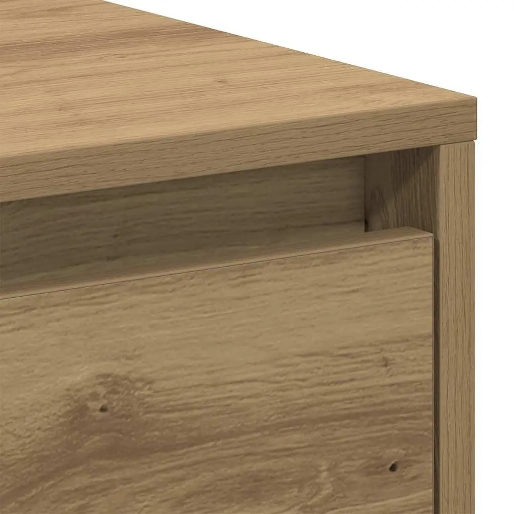 Bedside Table Engineered Wood 45 x 34 x 44 cm Brown Rustic 2 pcs
