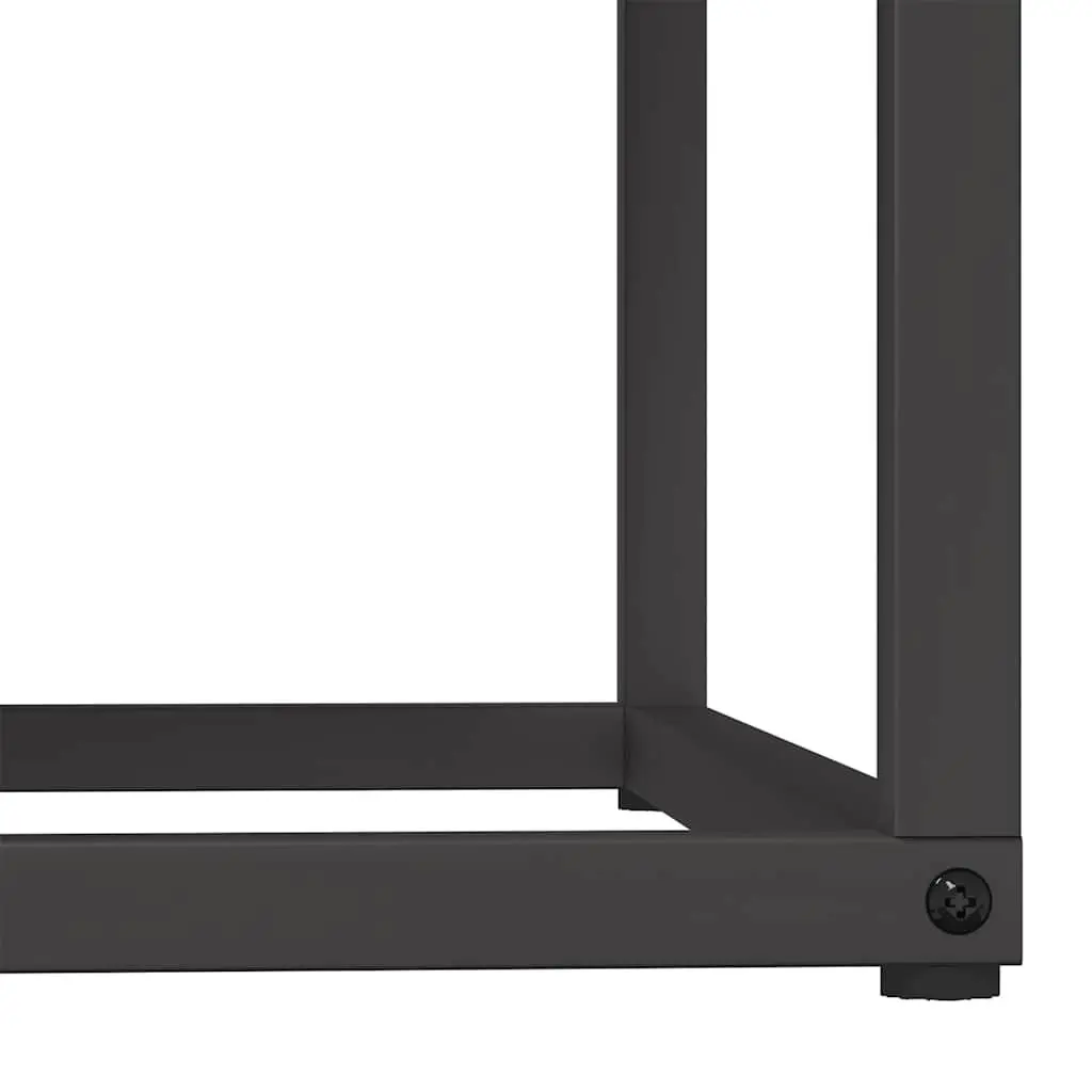Firewood Rack Cold-rolled Steel Large Capacity Black