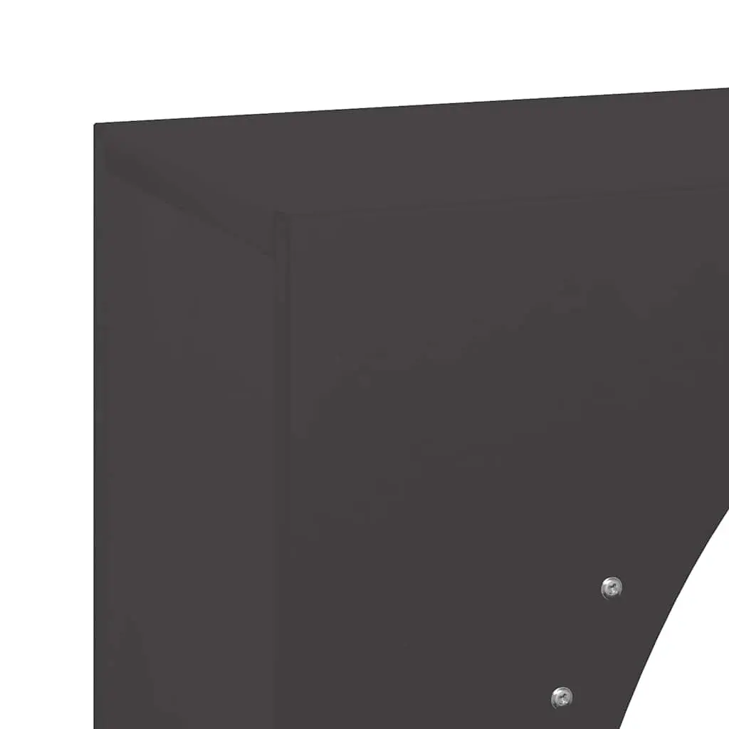 Black Firewood Rack for Log Storage