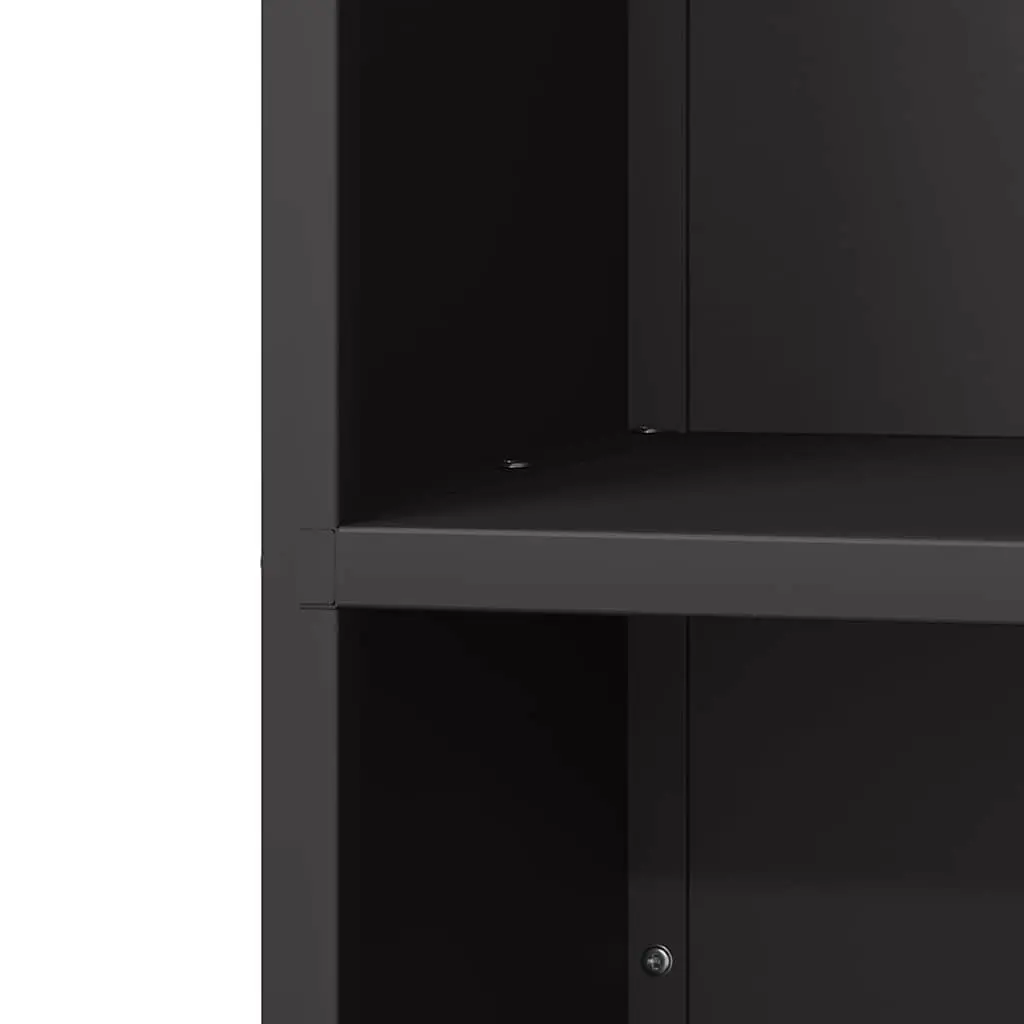 Firewood Rack Cold-rolled Steel 40x30x80 cm Black