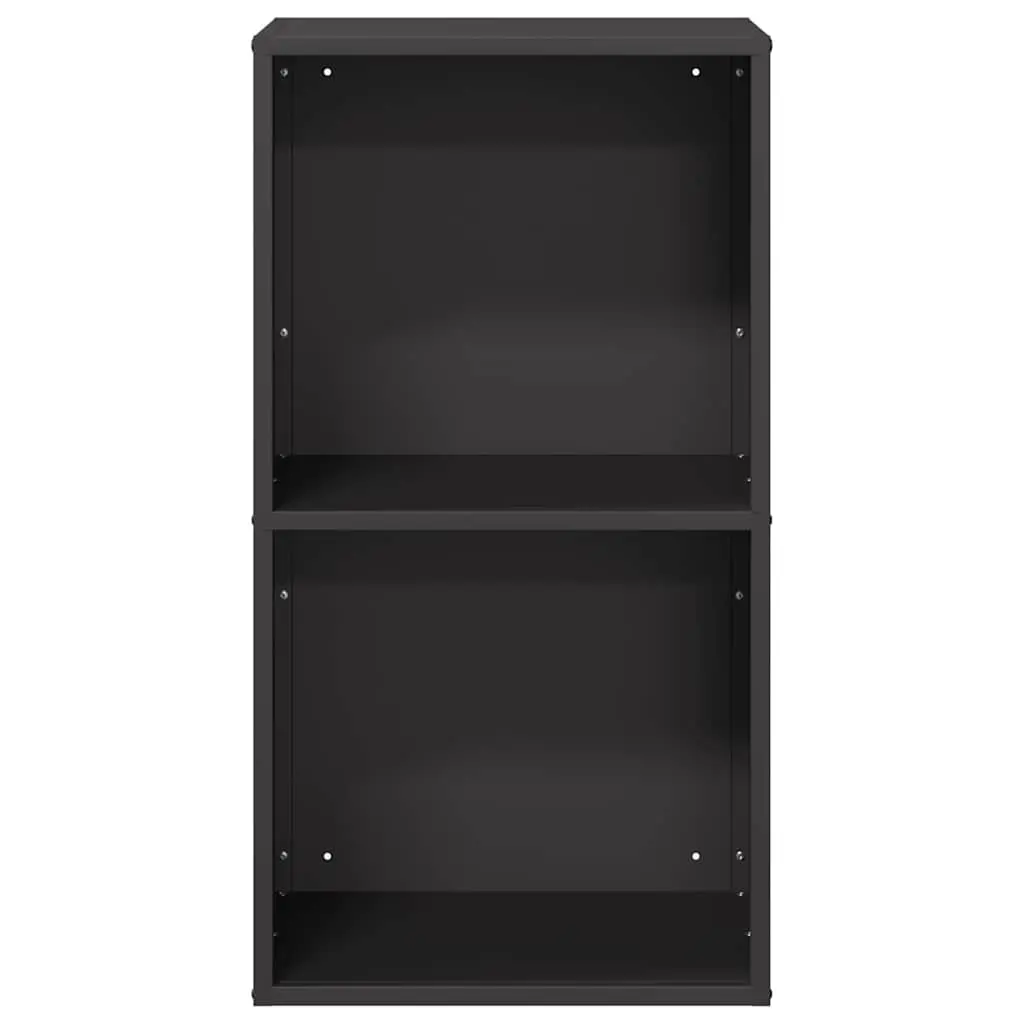 Black Firewood Rack for Log Storage 40x30x75cm