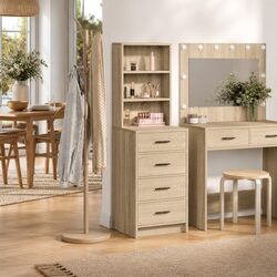 Modern Highboard Buffet Sideboard with Ample Storage