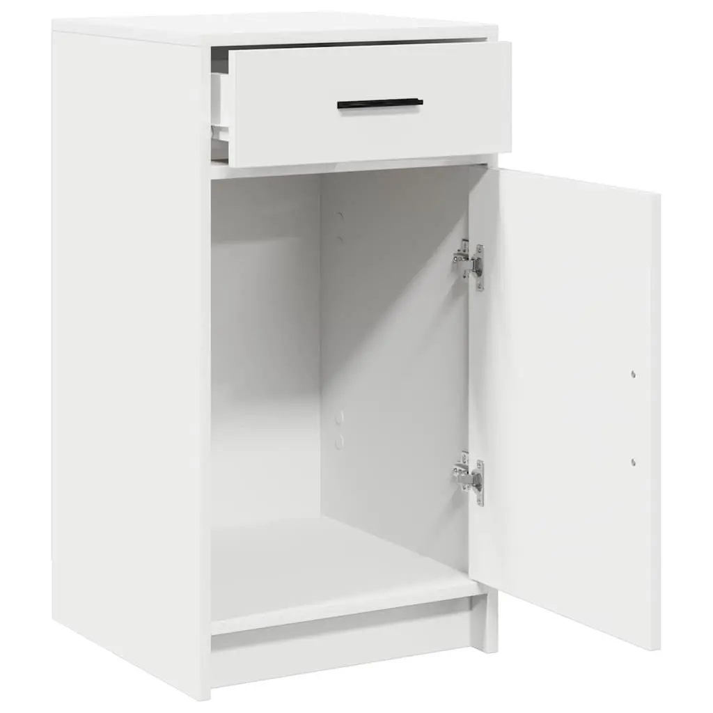 White Sideboard with Drawer for Living Spaces