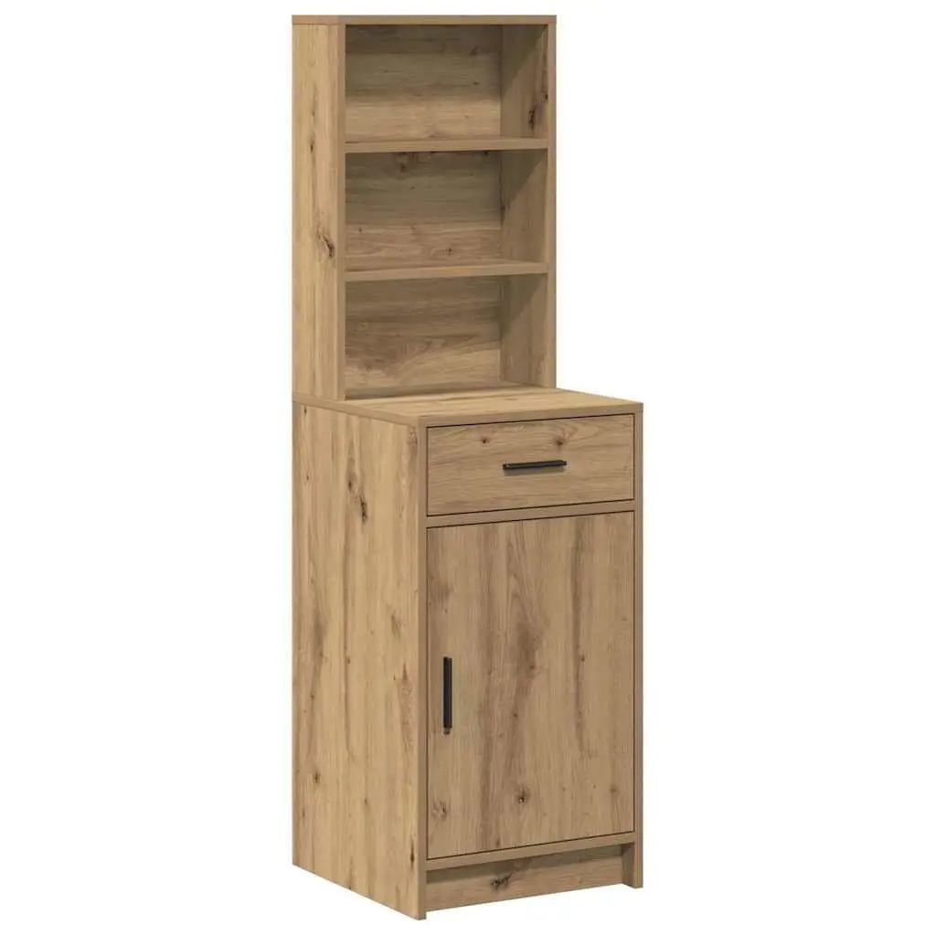 Highboard Storage Cabinet Engineered Wood Brown 41 x 40 x 135 cm