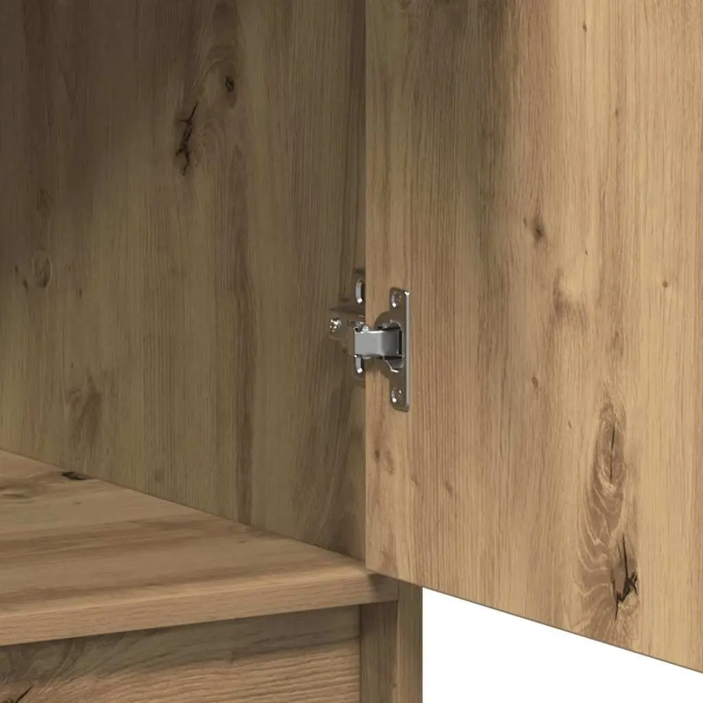 Highboard Storage Cabinet Engineered Wood Brown 41 x 40 x 135 cm