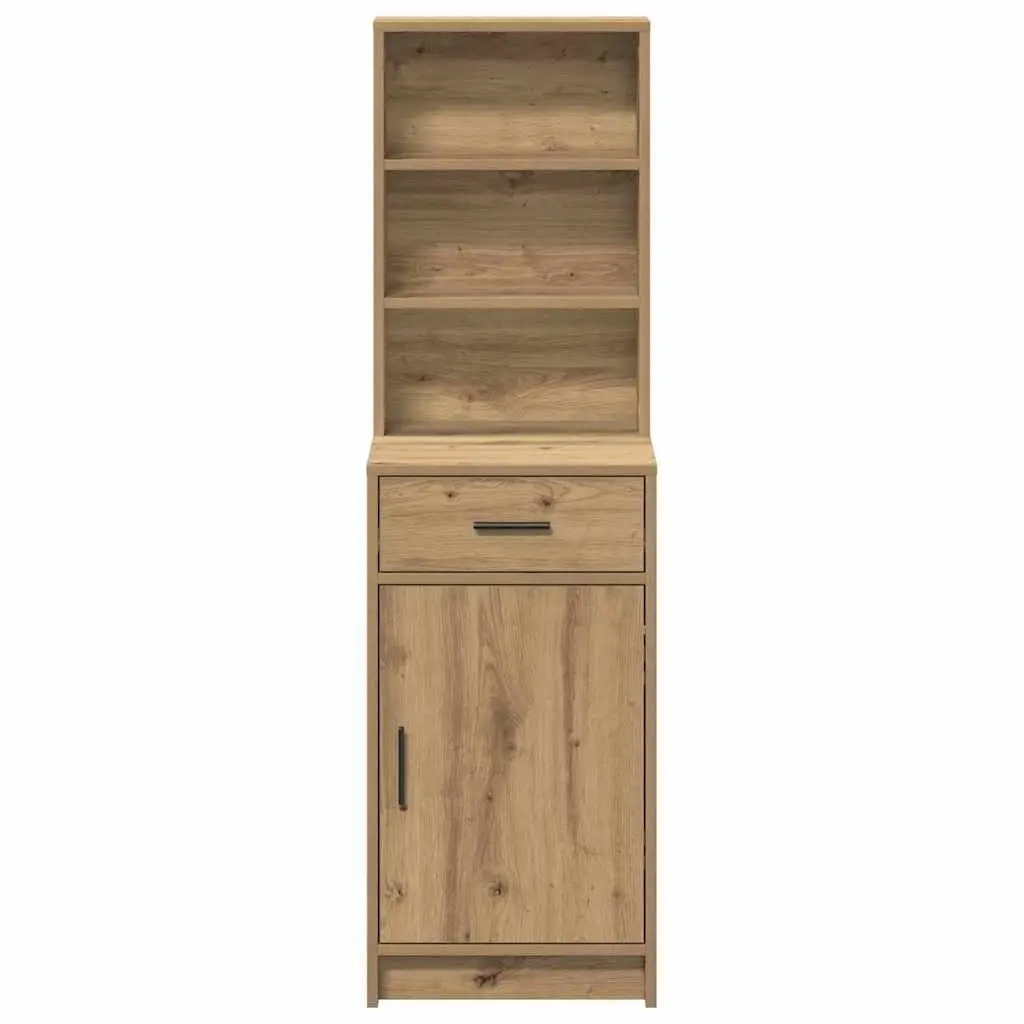 Highboard Storage Cabinet Engineered Wood Brown 41 x 40 x 135 cm