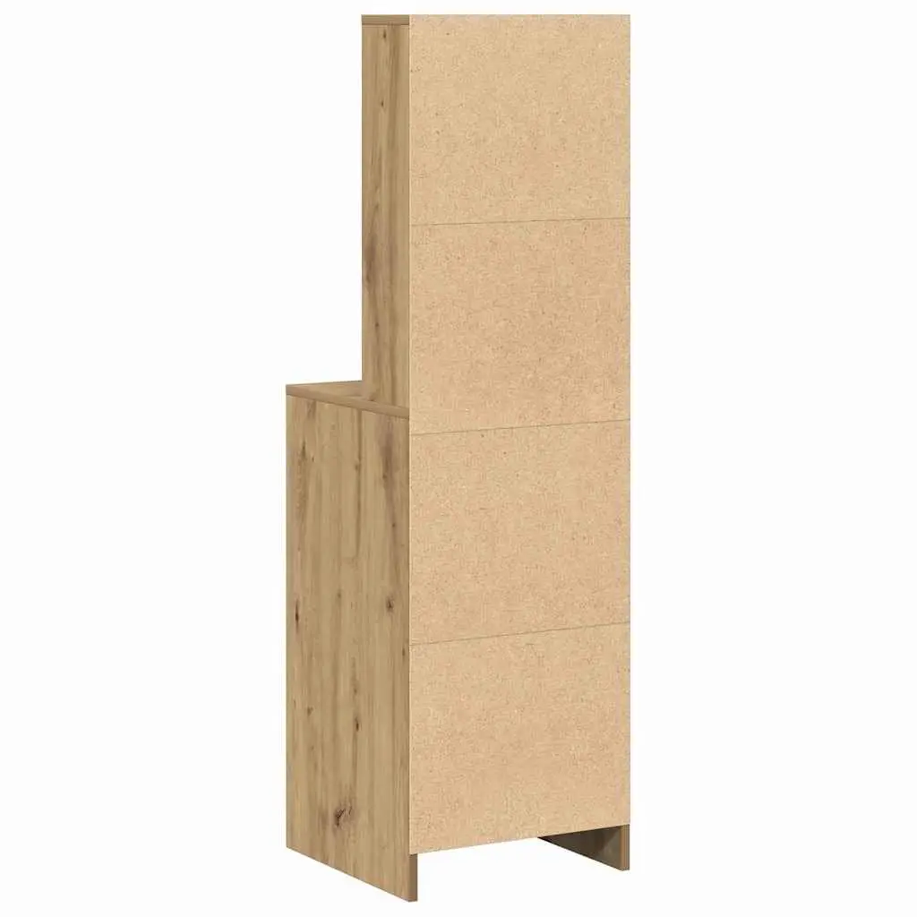Highboard Storage Cabinet Engineered Wood Brown 41 x 40 x 135 cm