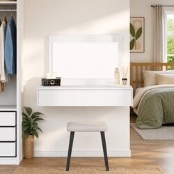Modern White Dressing Table for Stylish Bedrooms