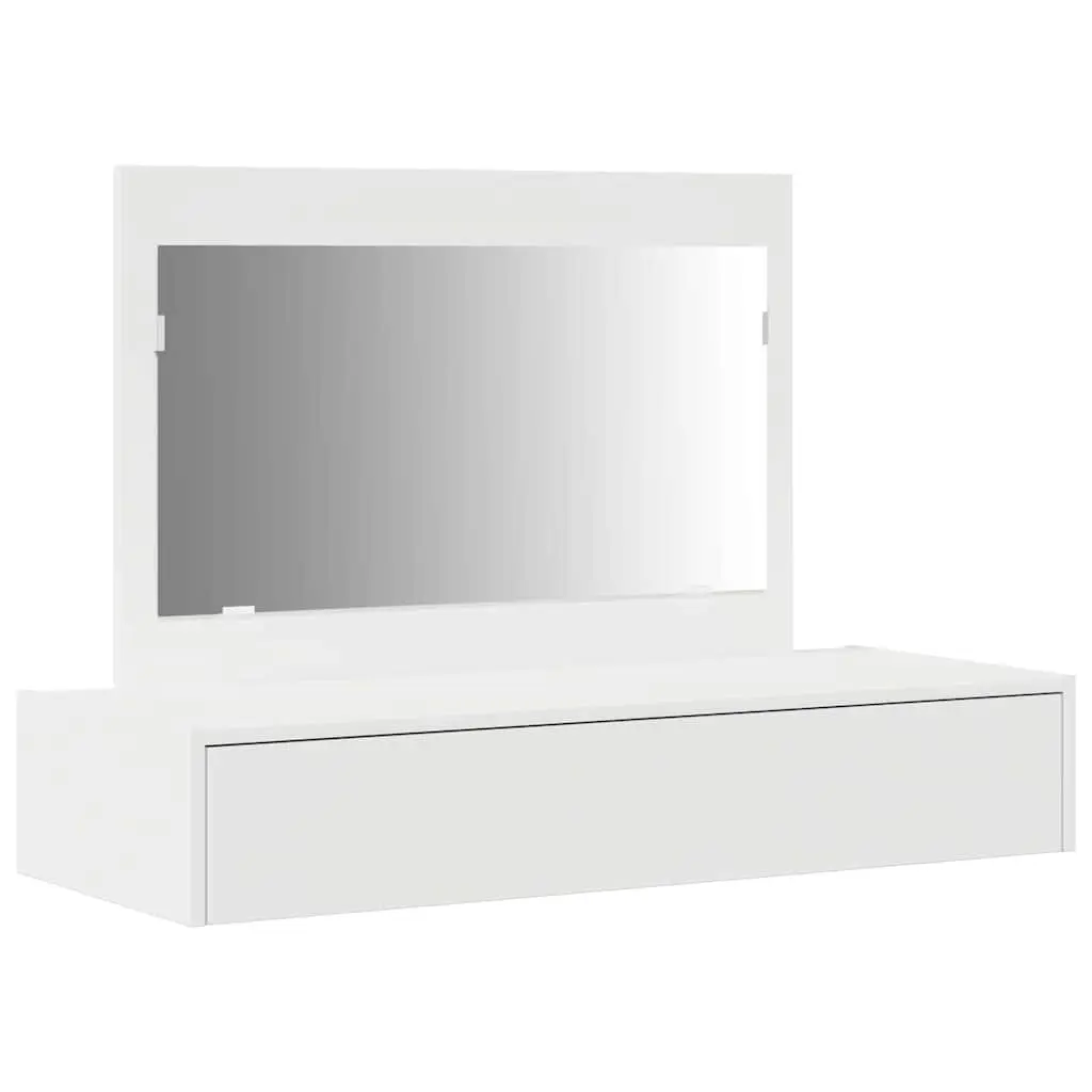 White Dressing Table Bedroom Vanity Unit Storage Desk Modern Furniture