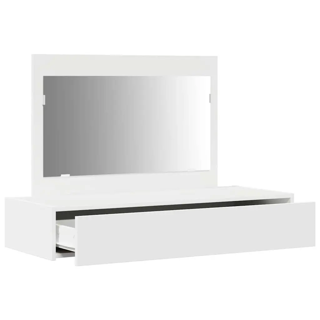 White Dressing Table Bedroom Vanity Unit Storage Desk Modern Furniture