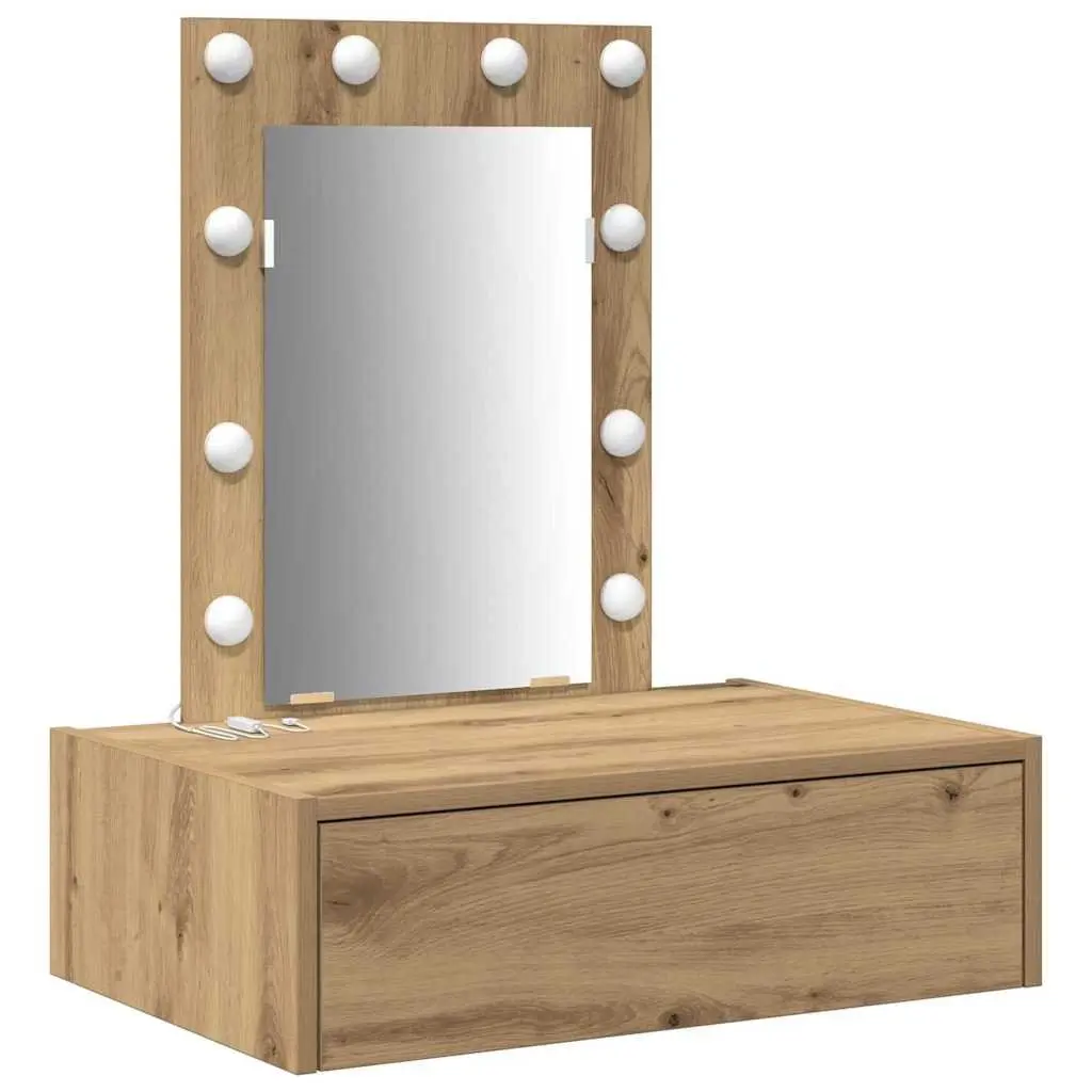 Brown Dressing Table with Ample Storage