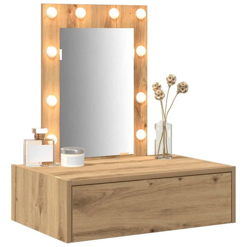 Brown Dressing Table with Ample Storage