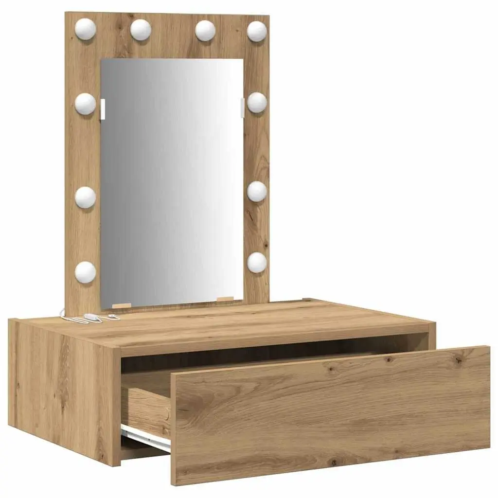 Brown Dressing Table with Ample Storage