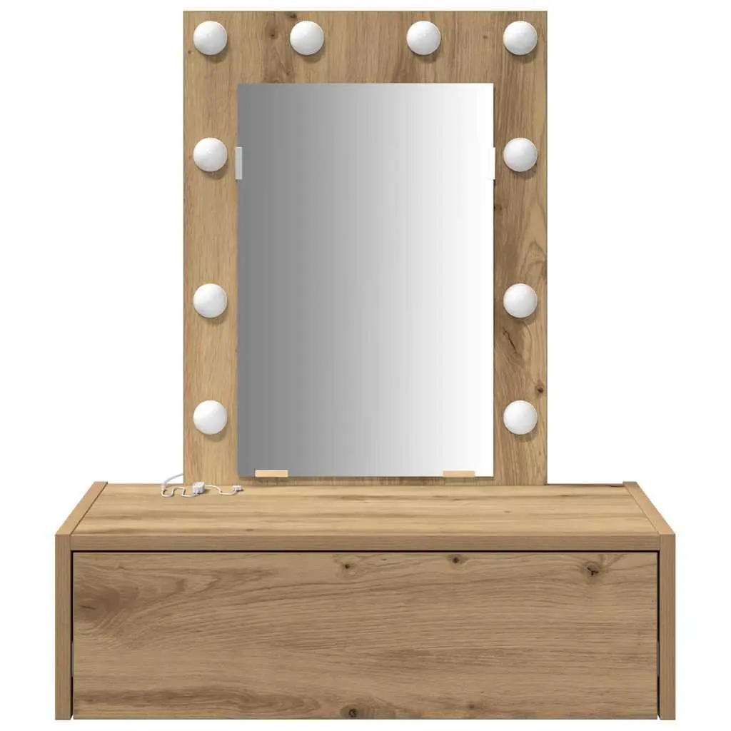 Brown Dressing Table with Ample Storage