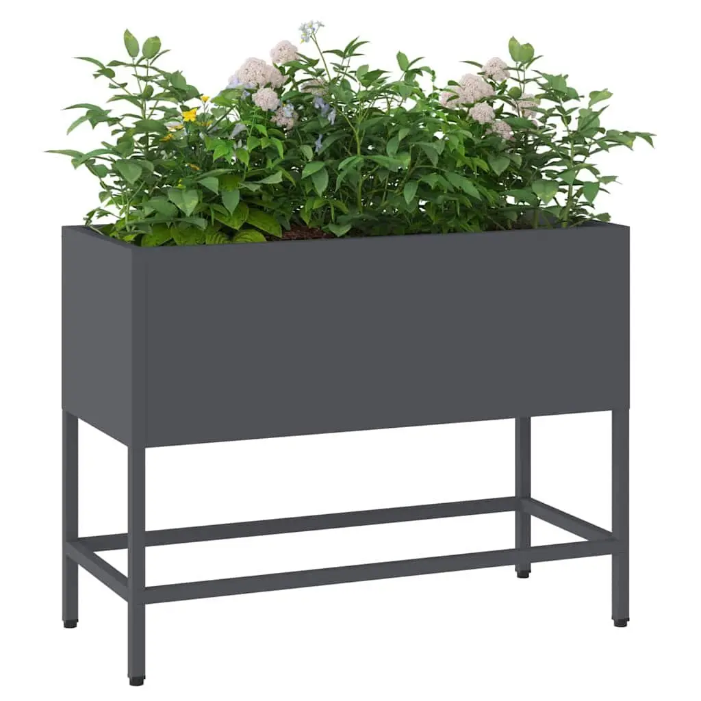 Rectangular Steel Raised Garden Planter