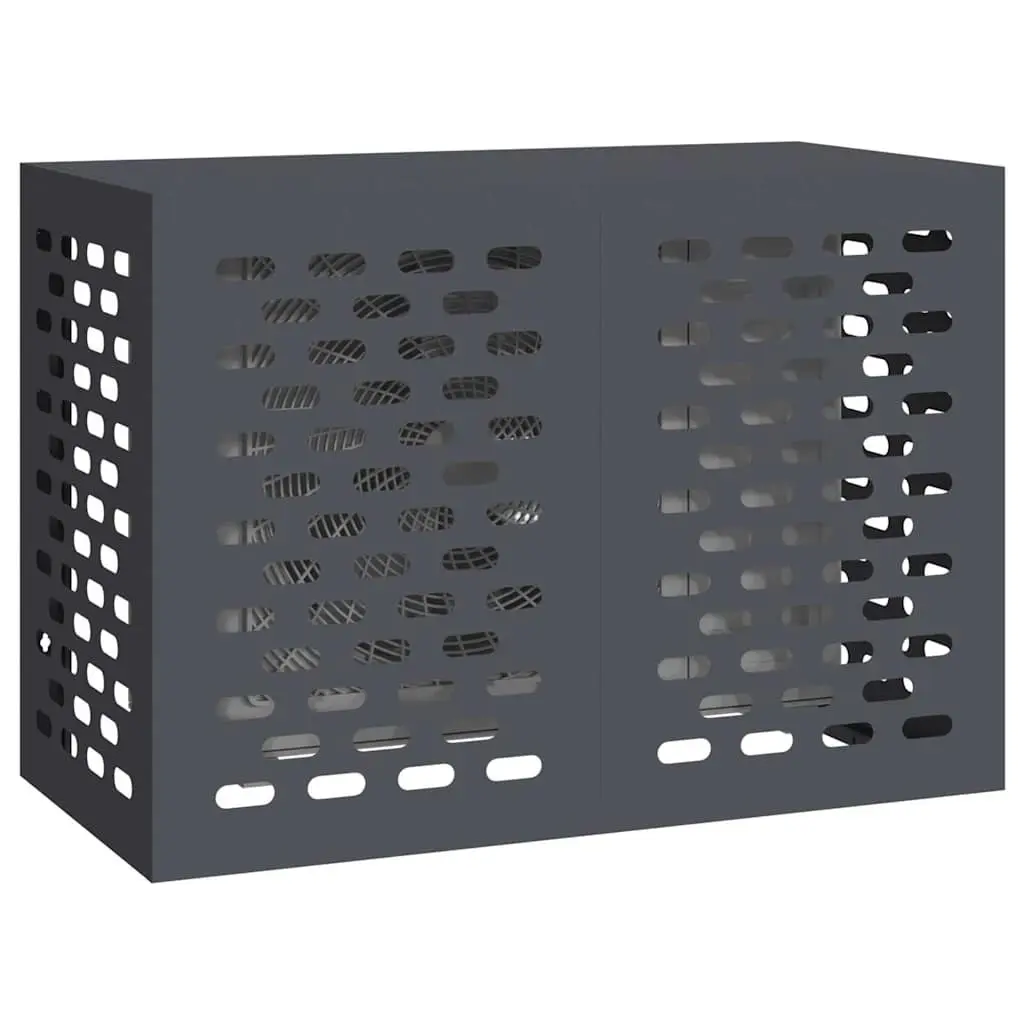 Air Conditioner Cover Steel Rectangular 100x50x70cm Anthracite
