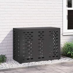 Durable Black Air Conditioner Cover for Outdoor Units 110x50x80cm