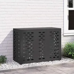 Durable Black Air Conditioner Cover for Outdoor Units 110x50x80cm