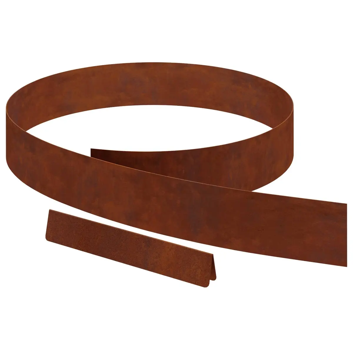 Garden Lawn Edging Weathering Steel 450 x 10 x 0.05 cm Brown