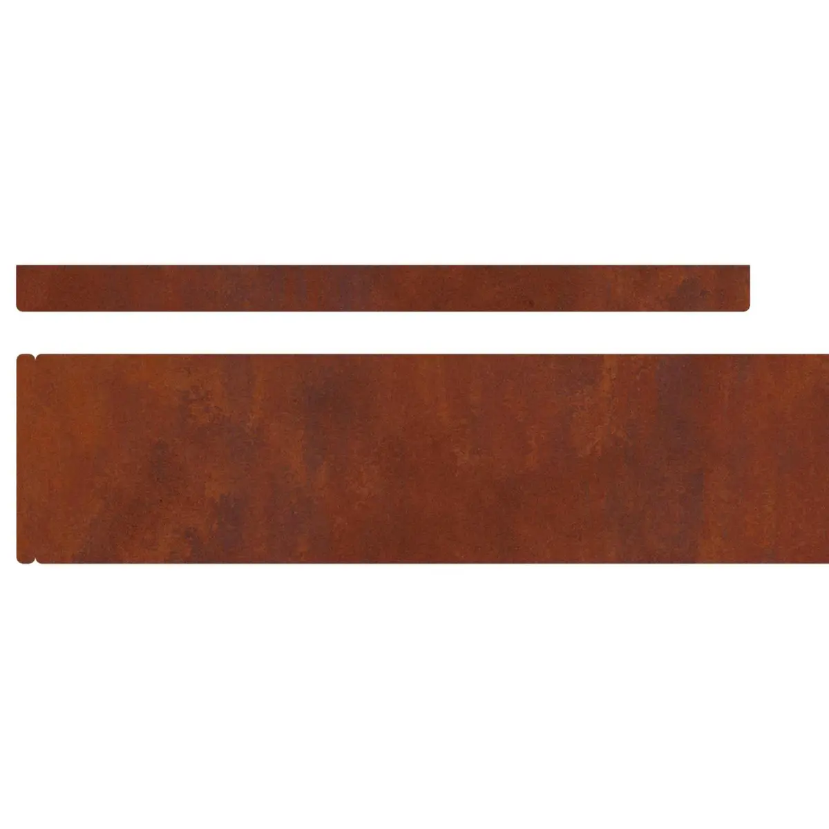 Garden Lawn Edging Weathering Steel 450 x 10 x 0.05 cm Brown