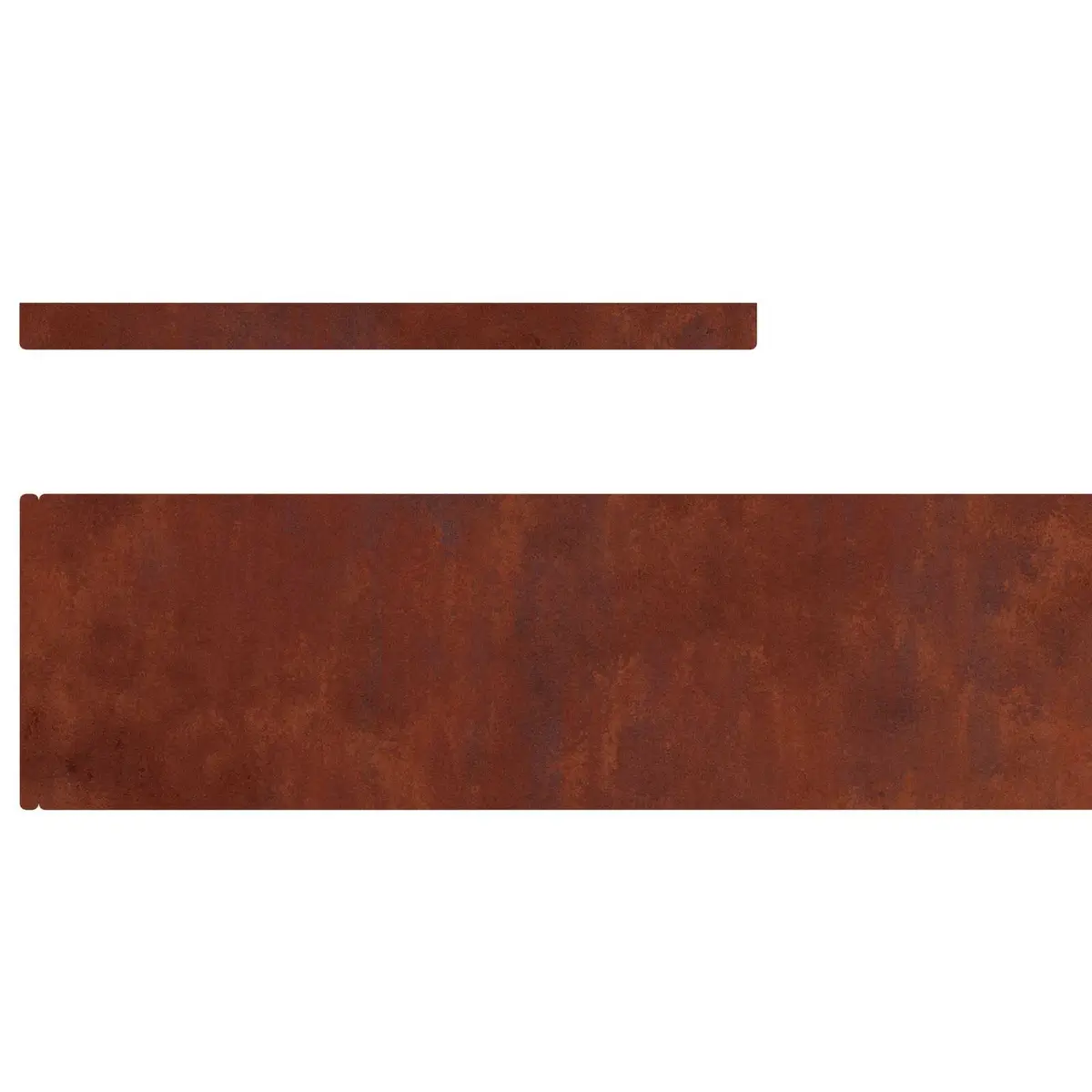 Garden Lawn Edging Weathering Steel 450cm Brown Border