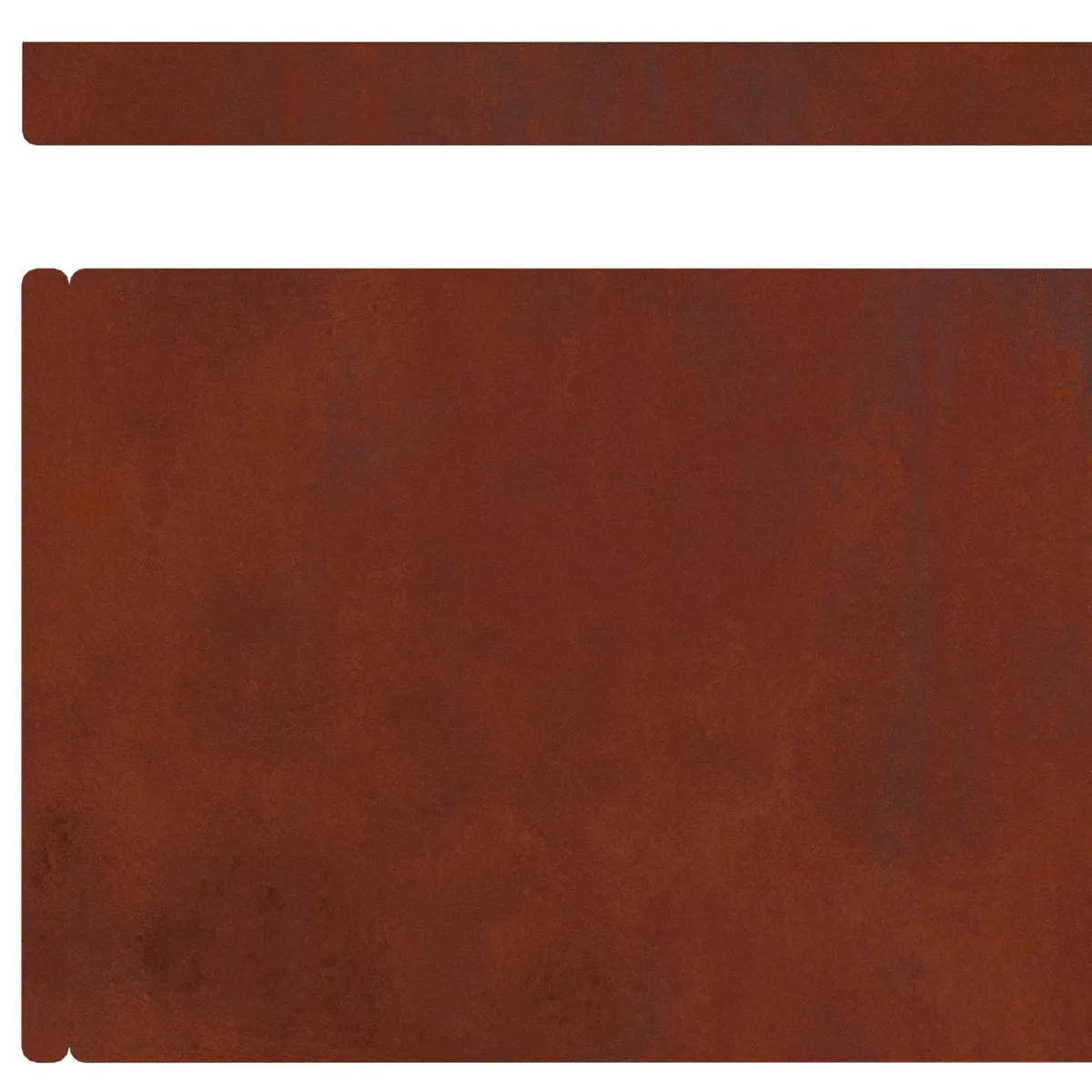 Garden Lawn Edging Weathering Steel 450cm Brown Border
