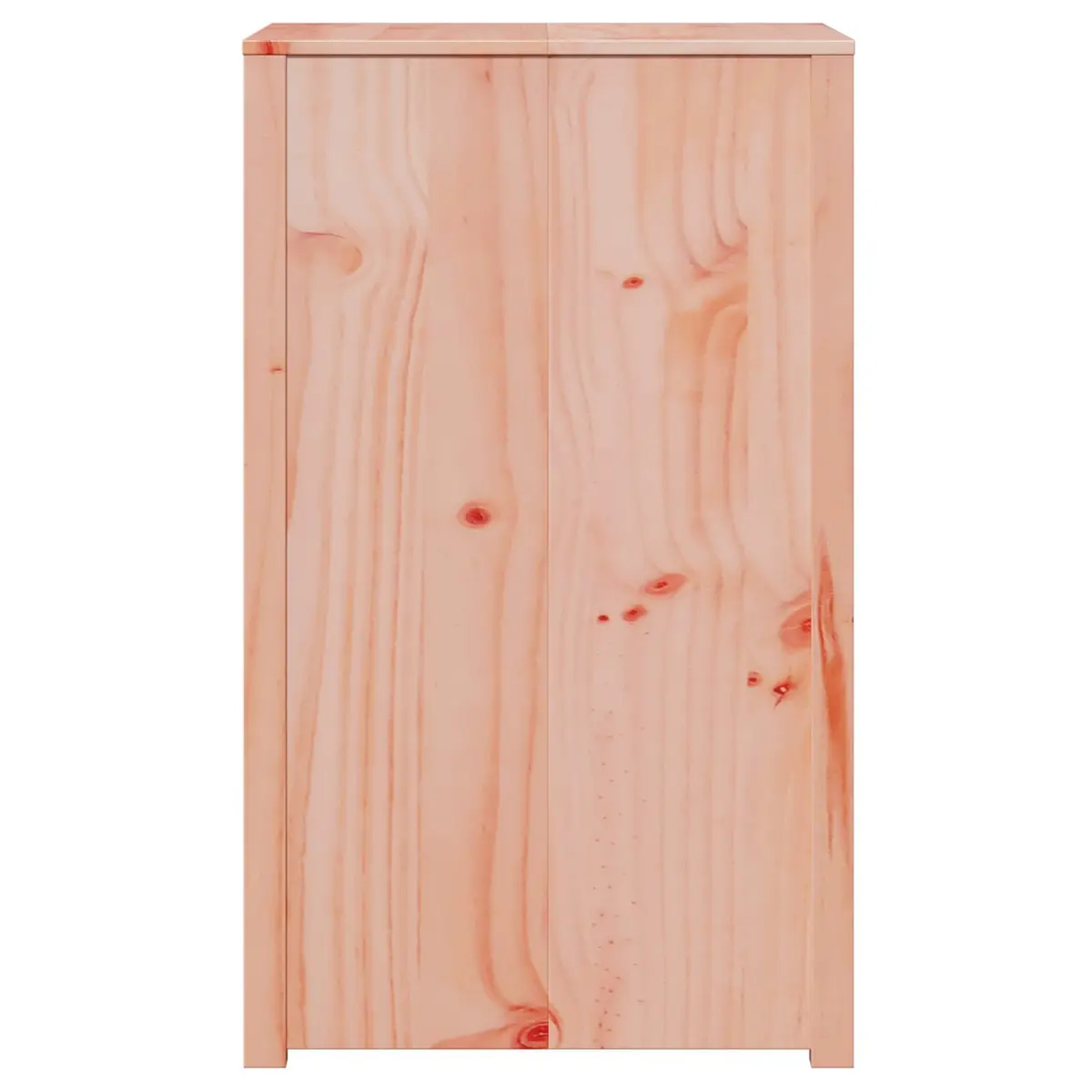 Brown Oak Kitchen Cabinet with Solid Pine Wood Shelving