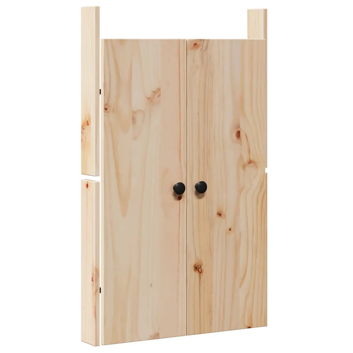 Brown Oak Solid Pine Wood Kitchen Cabinet Door 50 x 82 cm