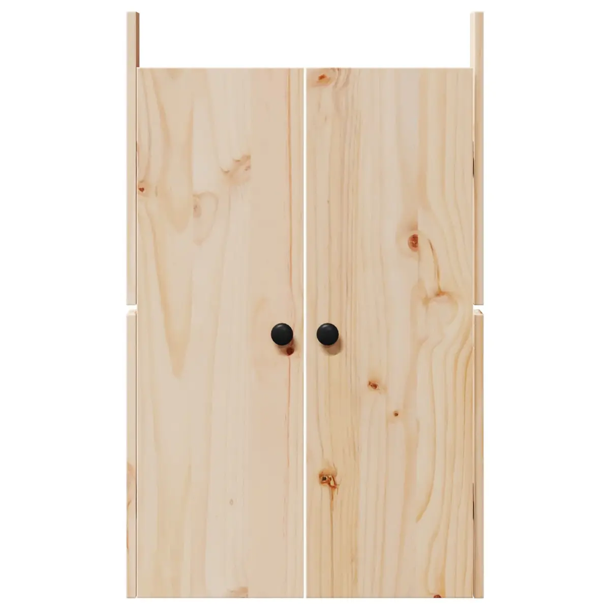 Brown Oak Solid Pine Wood Kitchen Cabinet Door 50 x 82 cm