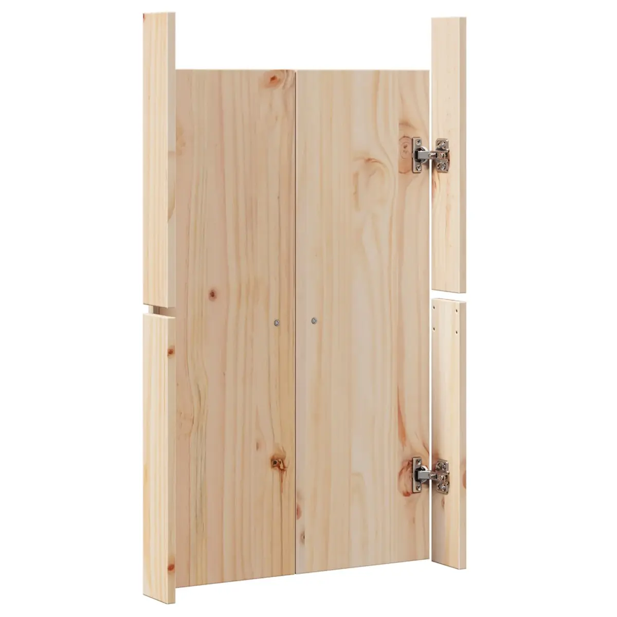 Brown Oak Solid Pine Wood Kitchen Cabinet Door 50 x 82 cm