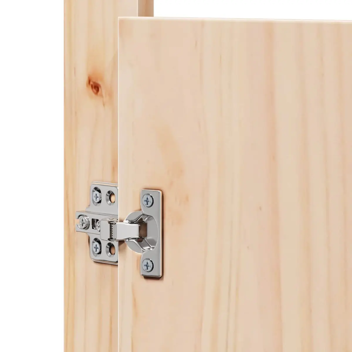 Brown Oak Solid Pine Wood Kitchen Cabinet Door 50 x 82 cm