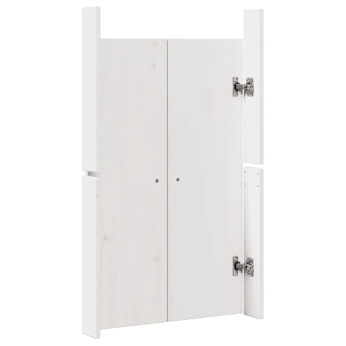 Solid Pine White Kitchen Cabinet Door 50 x 82 cm