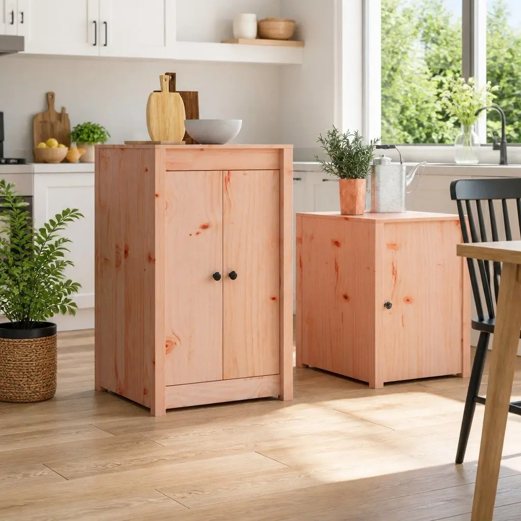 Brown Solid Wood Kitchen Cabinet Door
