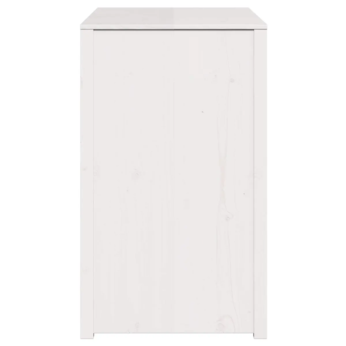 Kitchen Cabinet Solid Pine Wood 106 x 55 x 92 cm Warm White