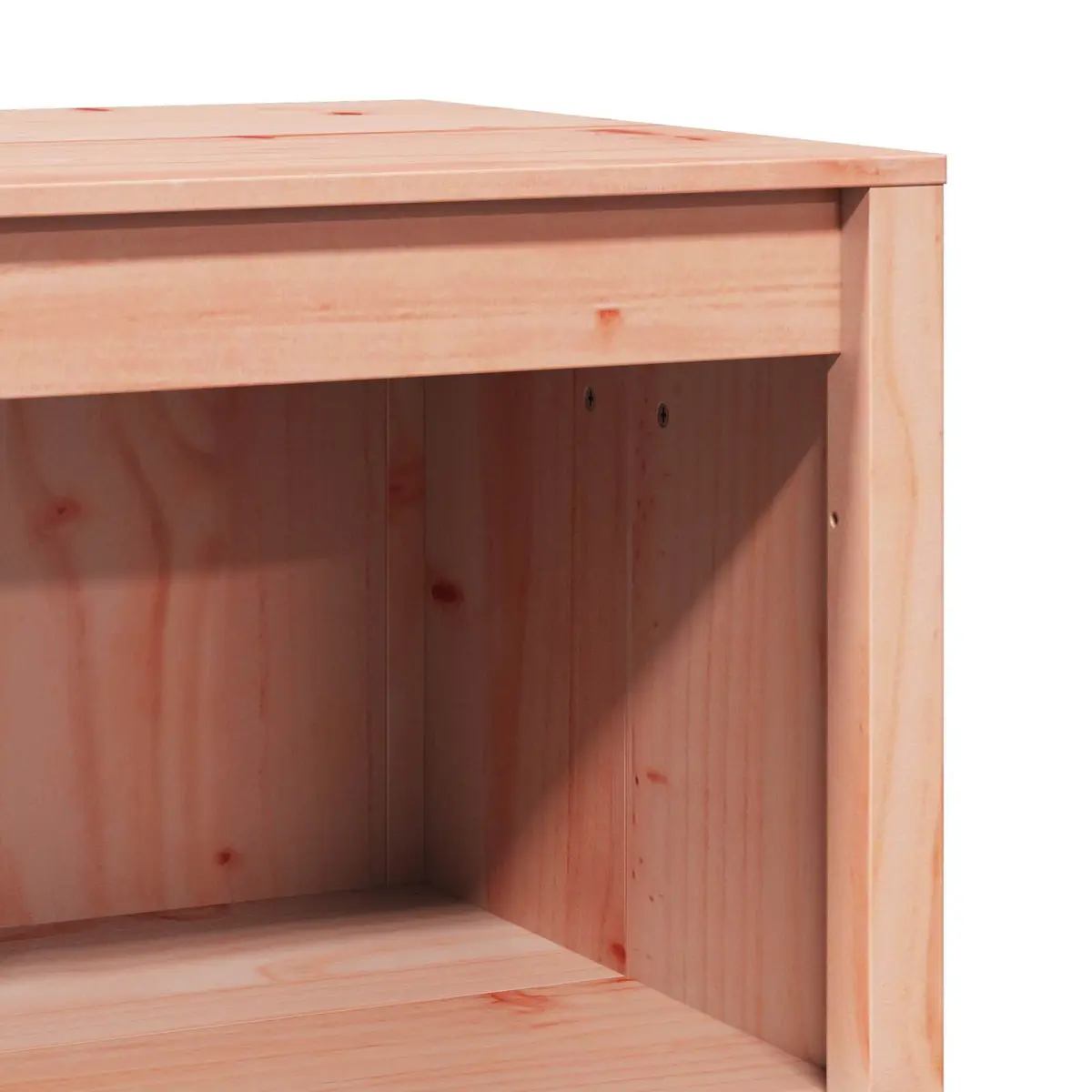 Brown Oak Kitchen Storage Cupboard 106cm Wide