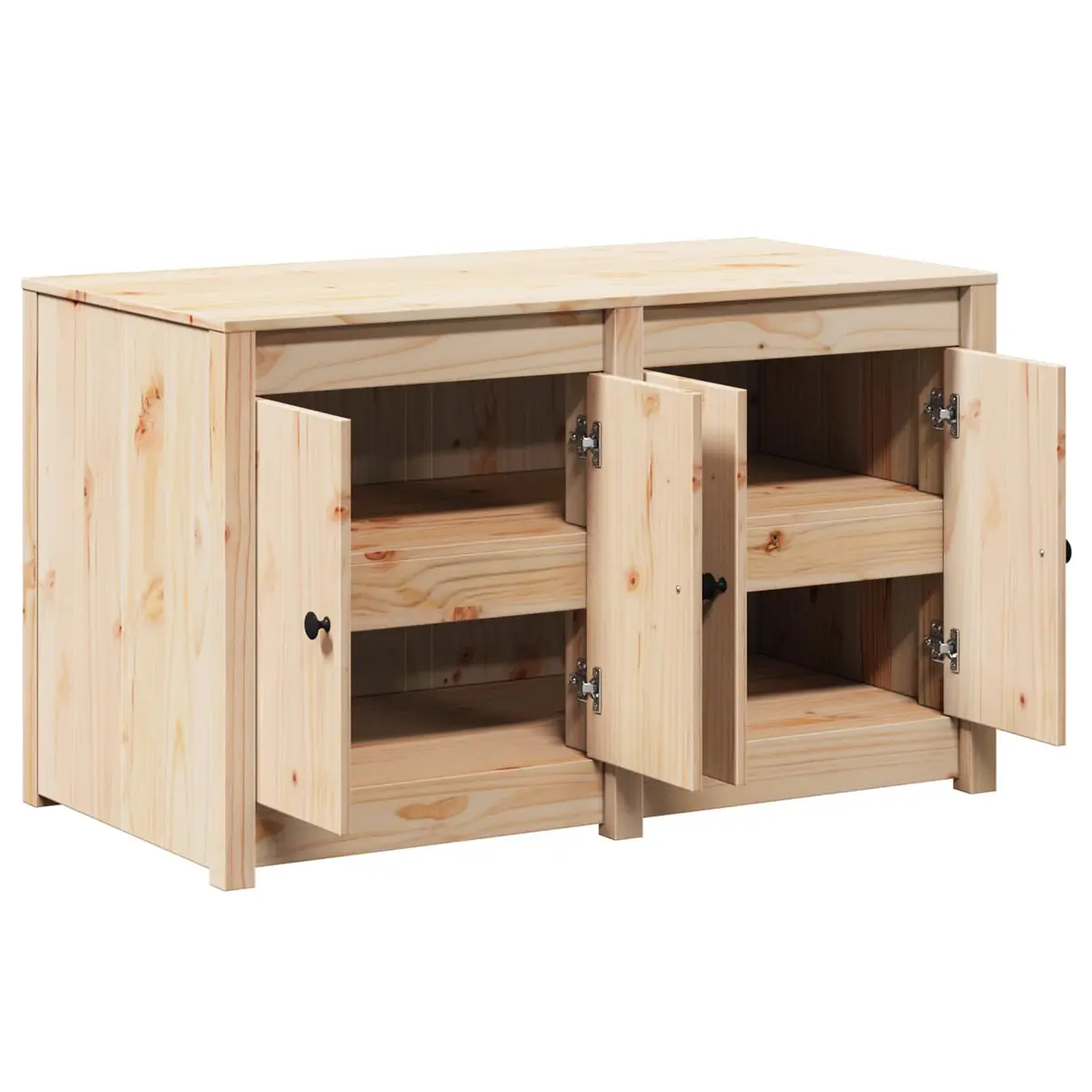 Kitchen Cabinet with Shelf Brown Oak Storage Unit Modern Home Furniture
