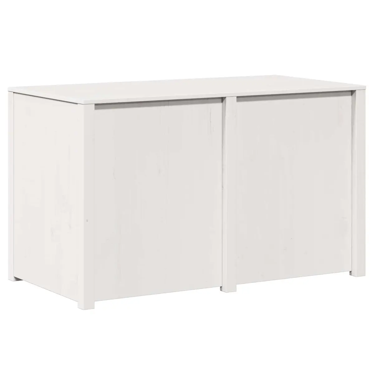 White Solid Pine Kitchen Cabinet for Storage
